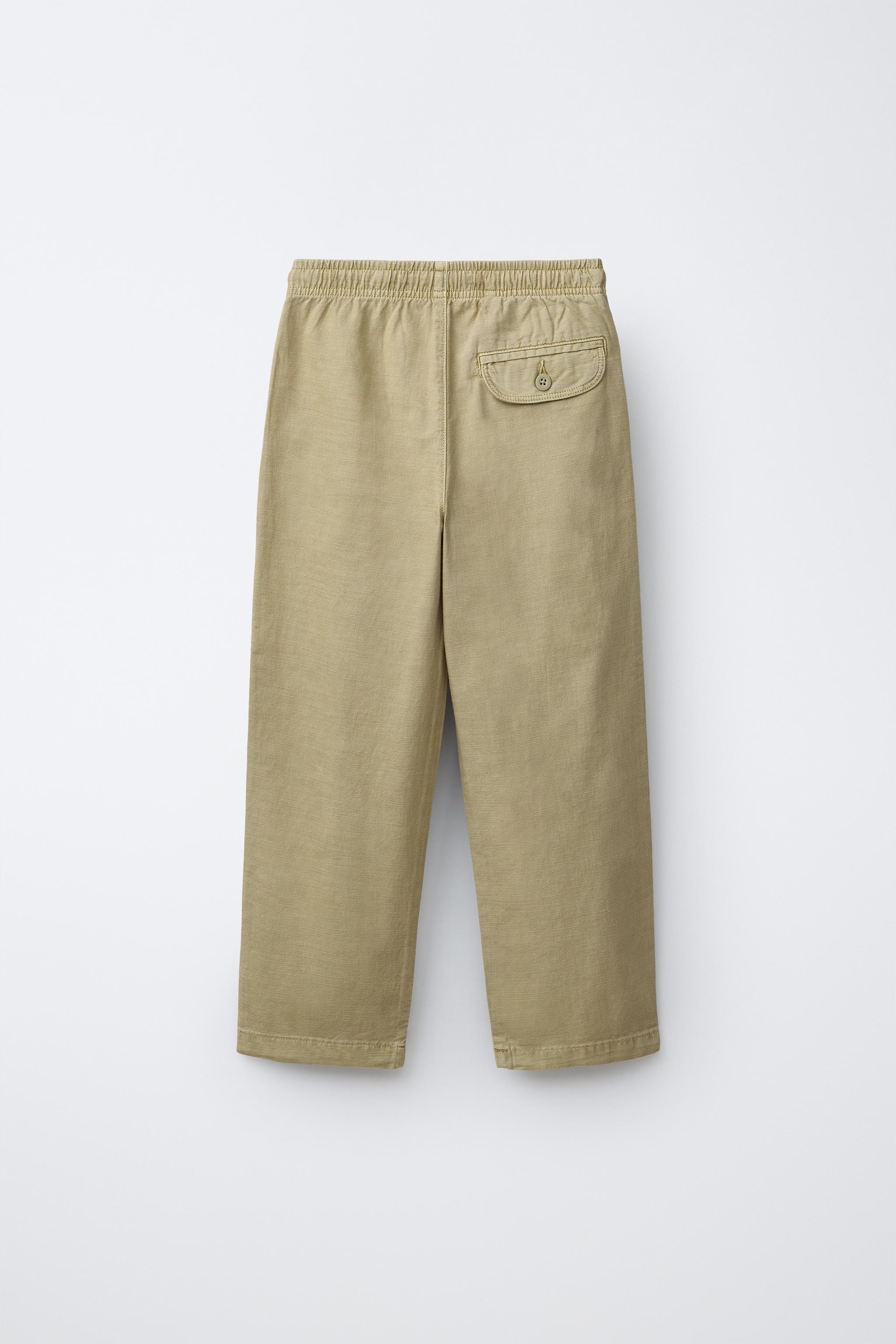 FLOWY COTTON PANTS